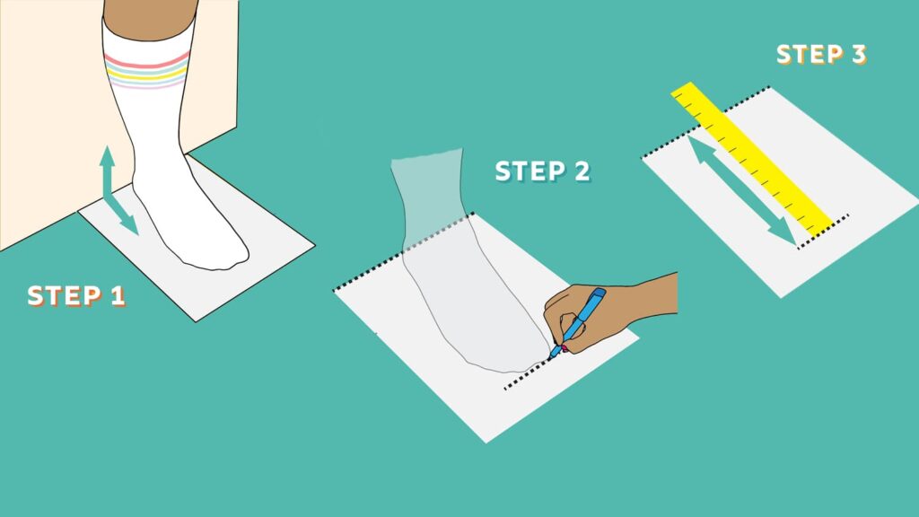 تعیین سایز اسکیت