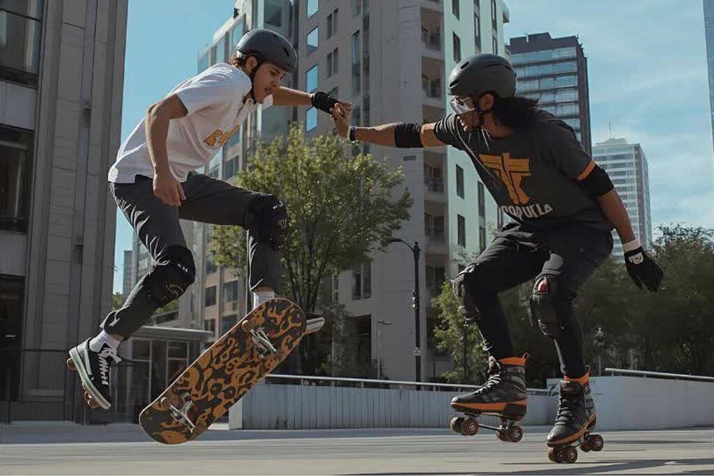 تفاوت و شباهت اسکیت برد و اسکیت کفشی