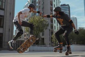 تفاوت و شباهت اسکیت برد و اسکیت کفشی